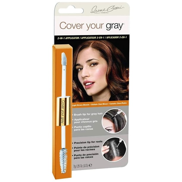 Cover Your Gray 2 In 1 Touch Up Wand And Sponge Tip Applicator Light
