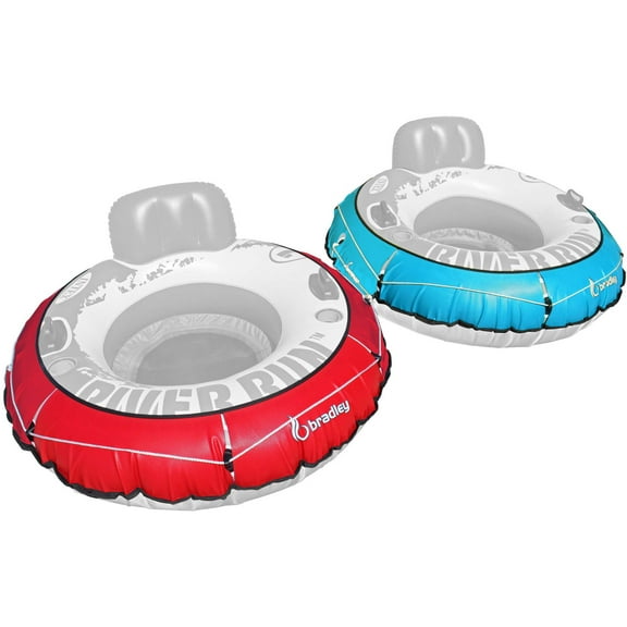 Bradley Pack of two -River Tube cover; compatibile with River Run tubes; convert your pool tube into heavy duty rafting tubes. Fits most inflatable 53 inch river float tubes.