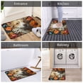 thumbnail image 5 of Gaeub Vintage Colorful Flower Puppy Print Door Mat with Heavy Duty Backing,Welcome Mats for Entryway, Flannel Anti-Slip Doormat, Garge Porch Entryway Mat,16x24in Outdoor Indoor Welcome Mat, 5 of 7