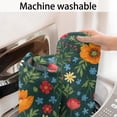 thumbnail image 5 of Pioneer Flower Floral Print Pattern Bathroom Rugs Mat, Non Slip Microfiber Bathroom Rug with Rubber Backing, Soft Mats for Bathroom Floor Tub Shower, 17"x27", 5 of 5