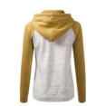 thumbnail image 3 of Doublju Women's Long Sleeve Lightweight Pullover Raglan Hoodie Sweatshirts, 3 of 5