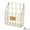 Gold, variant on Wall Mount Or Desktop Magazine File Holder, Metal Mesh Document Organizer Rack With Handles For Office Home, Easy Install Storage Basket For Mail, Files, Books (Black/White/Gold),Black