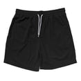 thumbnail image 3 of Pantalones Cortos para Hombres Casual Verano Color Sólido Casual Cordón Bolsillo Recto a Través de Pantalones Cortos, Pantalones de Moda de Poliéster, 3 of 8