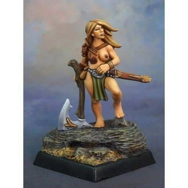Reaper RPR03700 Dark Heaven Legends Tyrea Bronzelocks Female Barbarian Miniature