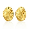 thumbnail image 2 of Lancharmed Gold Plated Cute Earrings for Womens,Oval Earring Women Birthday Gifts 2025, 2 of 7