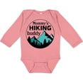thumbnail image 3 of Inktastic Mommy's Hiking Buddy with Mountains and Trees Boys or Girls Long Sleeve Baby Bodysuit, 3 of 5