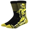 thumbnail image 2 of Calcetines Modernos Transpirables SockStarWar02 1 Par 6.5-10.5US C3PO Calcetines Tubo Medio Algodón., 2 of 2