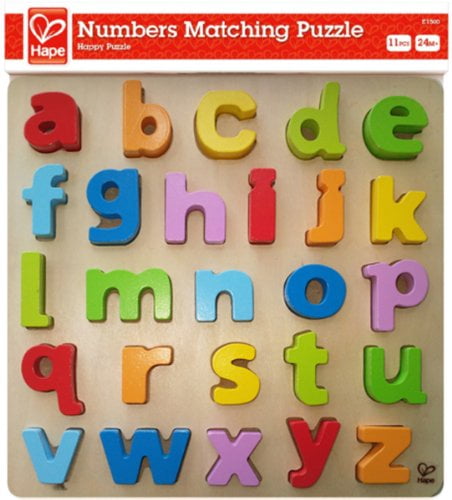 hape wooden alphabet puzzle