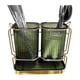 thumbnail image 1 of A- Toothbrush Holders for Bathrooms, 2 Cups Toothbrush Holder Wall Mounted, Dry & Wet Separation, P, 1 of 5