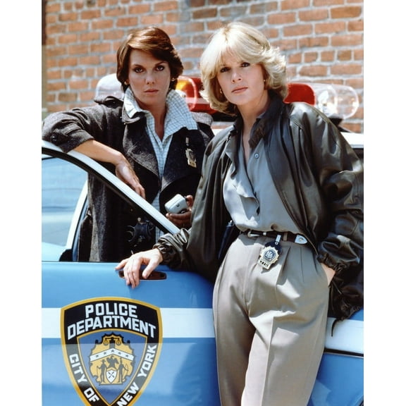 Cagney & Lacey Sharon Gless & Tynedaly By Police Car Season 2 24X36 Classic Hollywood Poster