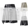 thumbnail image 2 of JTSRKL Mens Stripe Pleated Shorts Loose Fit Side Pockets Stretchy Lightweight Short Pants Summer Casual Business Baggy Bottoms with Belt, 2 of 4