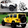 thumbnail image 3 of 3Pcs Car Off-Road SUV Side Body Sticker Compass Mountain Decals Sticker for SUV Off-Road Waterproof, 3 of 6