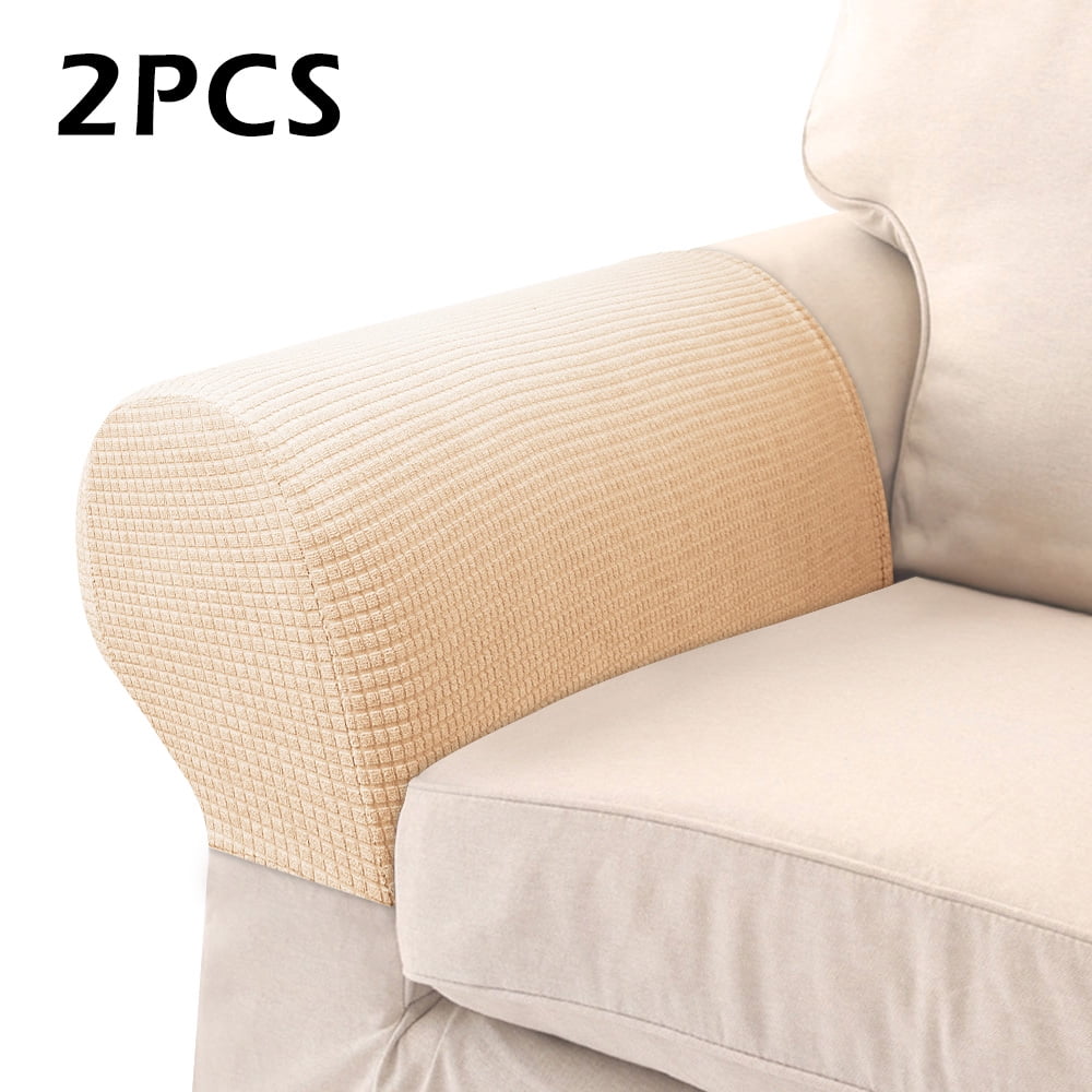 Stretch Fabric Armrest Covers Armchair Slipcovers for Recliner Sofa 