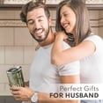 thumbnail image 5 of Valentines Day Gifts for Him - Stainless Steel Tumbler 20oz - Fathers Day Gift for Husband from Wife & Anniversary Present for Him - Gifts for Men Best Husband - Birthday Gifts For Husband, 5 of 6