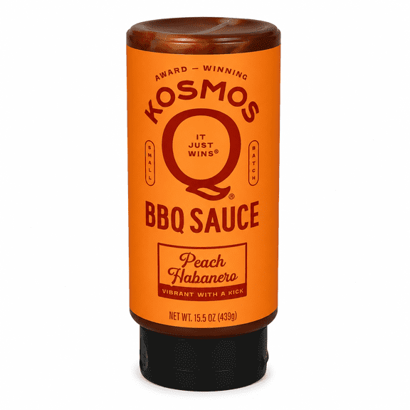 Kosmos QPeach Habanero BBQ Sauce