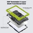 thumbnail image 3 of Heavy Duty Case for Samsung Galaxy Tab S10 FE+ 13.1 Inch 2025 (SM-X620/X620B), Rugged Full-Body Protective Cover with 360° Rotating Stand Shoulder Strap Hand Strap & Built-in Screen Protector, 3 of 7