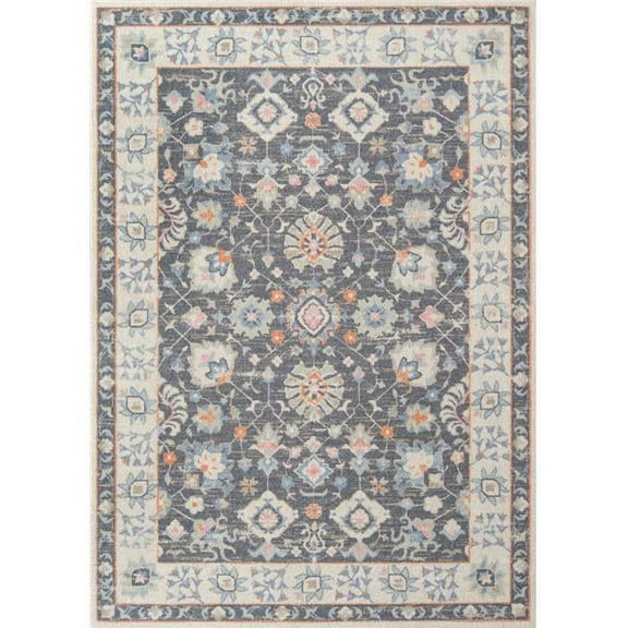 3 ft. 3 in. x 5 ft. Anato-8 Rectangle Rug - Charcoal
