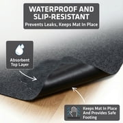 Drymate Jumbo Whelping Box Liner Mat, Potty Pad, Washable and Reusable Dog Puppy Pee Pad, Absorbent, Waterproof, Durable, Can Be Cut to Fit (48 x 100)