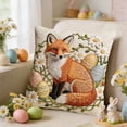 thumbnail image 6 of Wooowa 18 Inch Easter Short Lint Pillow Cover, Cute Embroidered Throw Pillowcase, Soft Plush Decor Cover, Sofa Bedroom Living Room Decor, Easter Home Indoor Festive Decoration, 6 of 6