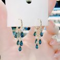 thumbnail image 6 of HHBEAUTY Tassel Dangle Earrings for Women, Blue Imitation Diamond Cubic Zirconia Earrings Dangling, Jewelry Gift for Women, 6 of 6