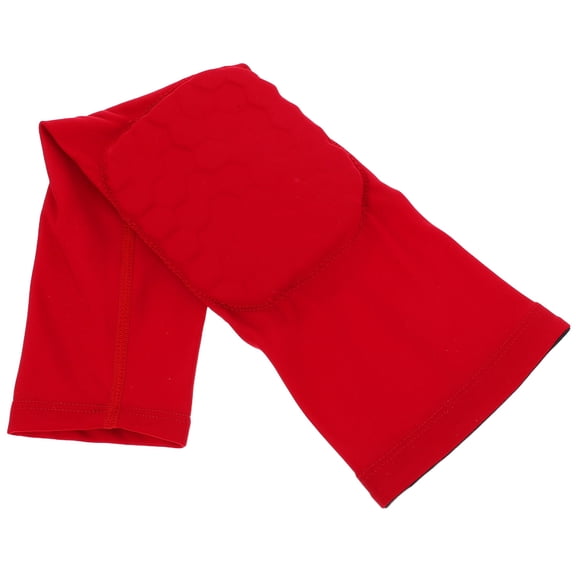 COMPUKAS Red Honeycomb Padded Elbow Sleeve, 1 Piece, Comfortable Athletic Support for Sports, Exercise, and Joint