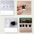 thumbnail image 4 of 4 Pcs Ceramic Clay Pottery Wheel,Pottery Trimming Spinner Metal Rotary Disc Wheel Synchronous Rotary Pottery Repair Tool, 4 of 5