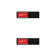 thumbnail image 4 of Justharion Adhesive Office Door Slider Sign Indicator Any Office Clean Dirty 5x18cm 2Set, 4 of 6