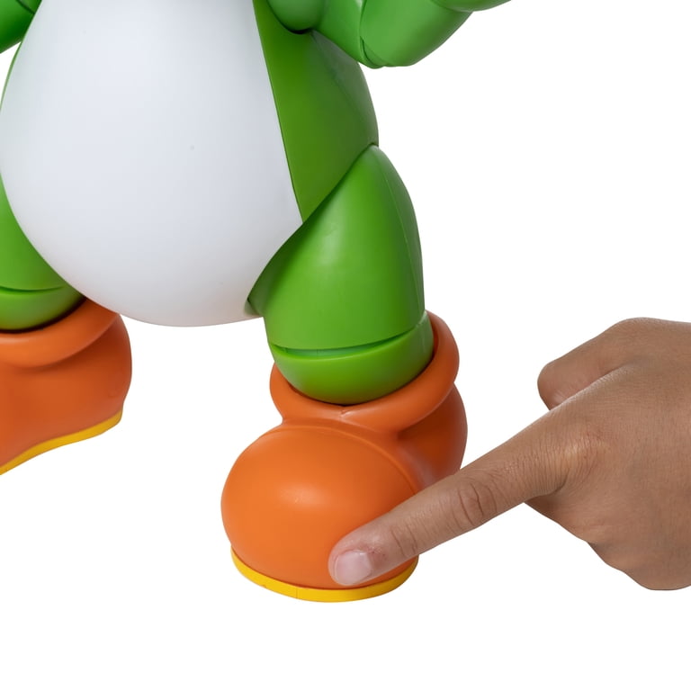 Nintendo Super Mario Let's Go Yoshi Talking Toy for Kids with 20