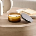 thumbnail image 2 of Bouclair Brown Bouclair Green Tea Candle with Wooden Lid, 2 of 7