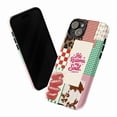 thumbnail image 3 of Christian Quote Phone Case, Gingham Cow Print Collage Scripture Cover for iPhone 17 16 15 14 13 12 11 Pro Plus Mini, 3 of 6