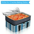thumbnail image 3 of Casserole Carrier, Expandable Insulated Casserole Carriers for Hot or Cold Food, Lasagna Lugger for Parties, Fits 9" x 13" Baking Dish, stripe, 3 of 7