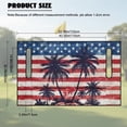 thumbnail image 7 of Yuyamidu Palm Tree Golf Cart Seat Cover American Flag Travel Sports Golf Cart Covers for 2-Person Seats Soft Golf Cart Rear Seat Cover with Pockets 4th of July Golf Cart Accessories, 7 of 7