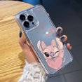 thumbnail image 3 of Para Samsung Galaxy A33 A53 A73 5G A32 A52 A72 A31 A51 A71 A23 Lindo Punto De Pareja Transparente TPU Funda De Gel Cojín De Aire Borde Cuadrado Cubierta Anticaída, 3 of 4