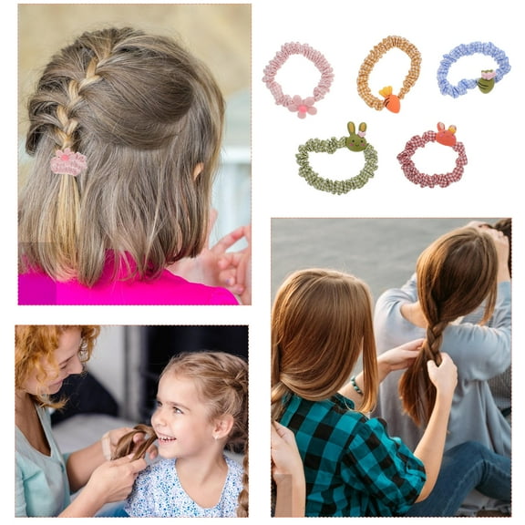 SOPOTUTU 10Pcs Hair Scrunchies for Ponytail Holding in Assorted Color for Women