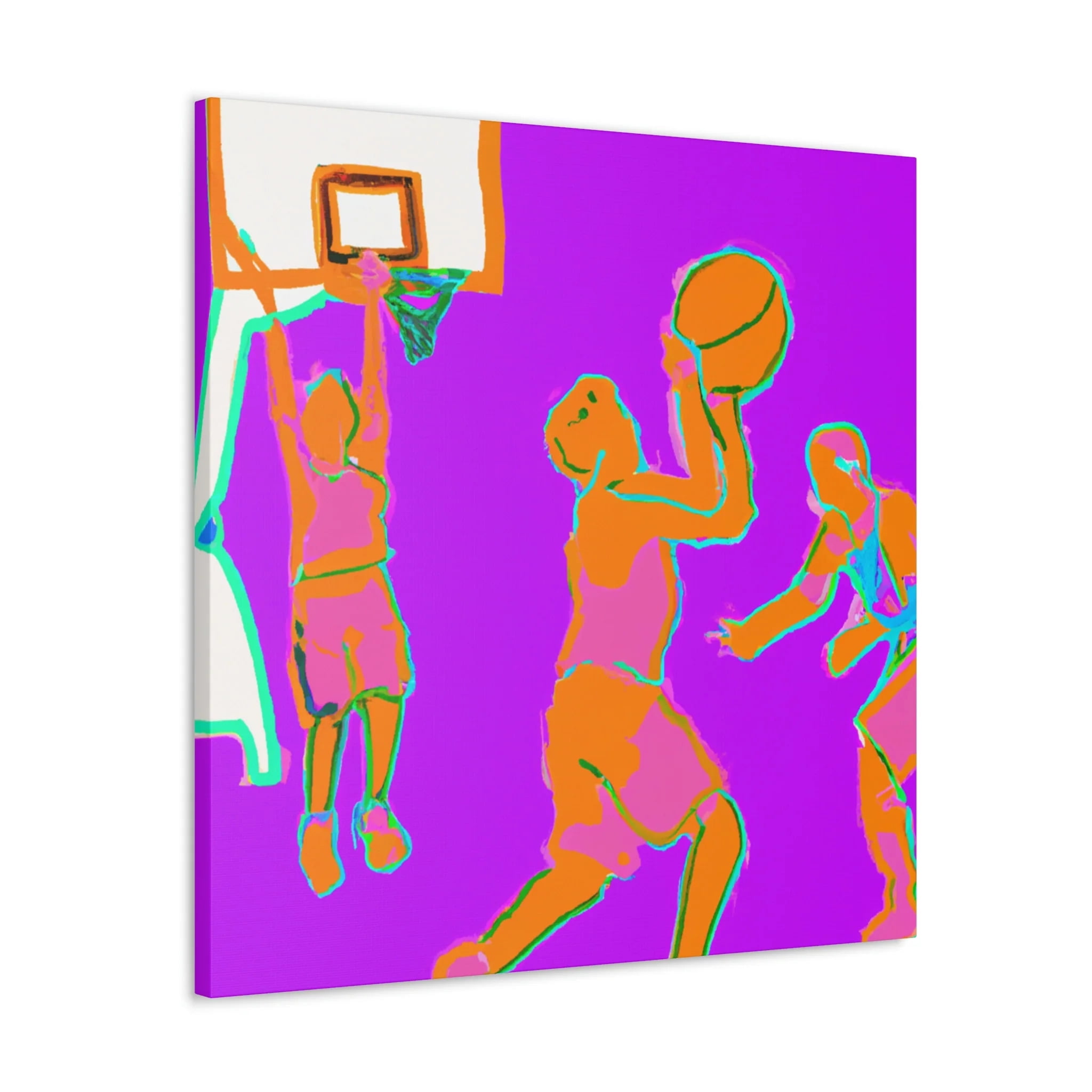 Basketball in Fauvism - Canvas