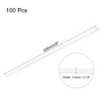 thumbnail image 2 of Uxcell 100PCS Bridas de Cable de 8 Pulgadas, Bridas de Nylon Autocierre con una Resistencia a la Tracción de 30 lbs para Uso Interior y Exterior, Blancas, 2 of 6