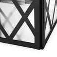 thumbnail image 5 of Farnsworth Stainless Steel Outdoor 18" Lantern, Black, 5 of 11