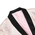 thumbnail image 4 of Traje de esmoquin jacquard para hombre, corte entallado, de dos piezas, para boda, fiesta y graduación, s202412241253, 4 of 5