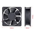 thumbnail image 2 of Ventilador de enfriamiento DC sin escobillas Unique Bargains #0313 120mm x 120mm x 38mm 24V, 2 of 3