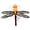 Yellow, variant on CSStudio Floating Dragonfly Fishing Lure Rattling Hard Bait Double Skirt Wing Steel Hooks Freshwater Saltwater Tackle for Bass Trout Sunfish