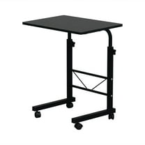 Winado Side Table Adjustable Height Laptop Table Stand Rolling Computer Desk Study Workstation PC Tray for Sofa & Bed in Home Office,Black
