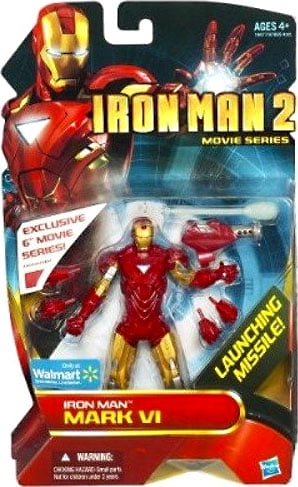Iron Man Movie Action Figure Capt America Armor Iron Man Hasbro IRON MAN MOVIE CHAR-IROM-ACTF-6INC-CAPTAIN_AMERICA 