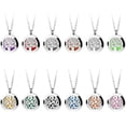 thumbnail image 2 of 2PCS Essential Oil Diffuser Necklaces (Tree of Life & Cloud) + 48PCS 17mm Replacement Felt Pads, 2 of 5