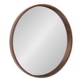 thumbnail image 1 of Kate and Laurel Travis Miroir Mural Rond Mi-Siècle, Diamètre de 25,6 Pouces, Bronze, Miroir d'Accent Moderne, 1 of 2