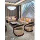 thumbnail image 2 of Italian light luxury leather sofa villa large high-end luxury straight row high back layer cowhide combination My Lux Decor Round, 2 of 11