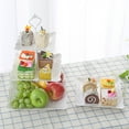 thumbnail image 4 of pitrice 2 Pieces Three Layer PP Fruit Tray Cake Stand Vegetable Storage Rack Candy Plate Dessert Serving Tray, 4 of 5