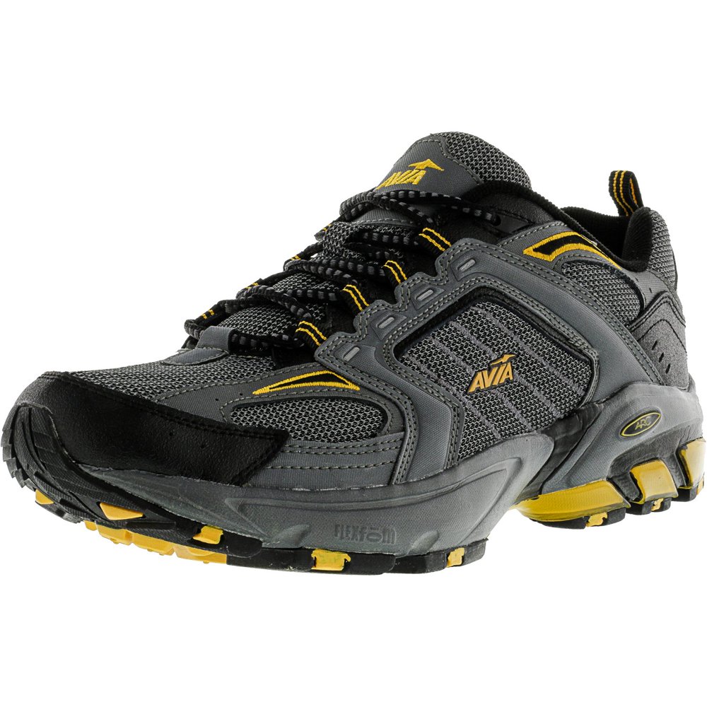 Avia Avia Men's 6028 Dark Grey / Black Yellow AnkleHigh Running Shoe
