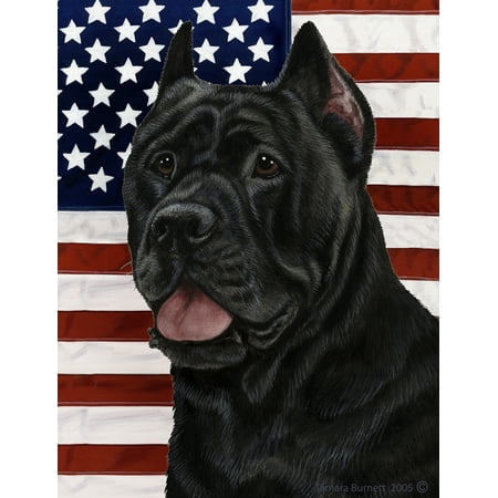 Cane Corso Black Best Of Breed Patriotic Ii Large Flags