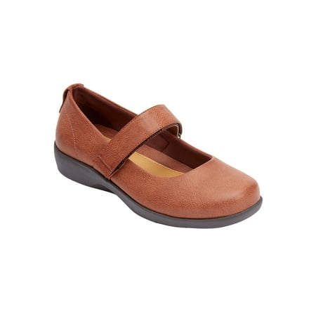 

Comfortview Women s Wide Width The Carla Mary Jane Flat Mary Jane Shoes