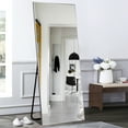 thumbnail image 3 of 19" x 59" Silver Modern Floor Mirror, 3 of 11
